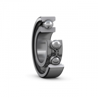 SKF-deep-grove-ball-bearing-open-with-steel-cage-and-recesses-on-the-outer-ring