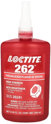 LOCTITE 262, 250 мл/276 г Резьбовой фиксатор средней/высокой прочности