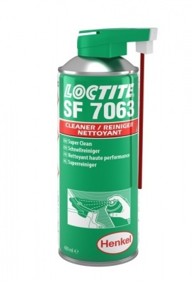 LOCTITE SF 7063, 400 мл Быстродействующий очиститель (спрей), для пластмасс, металлов
