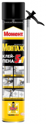 Момент Монтаж 5в1 клей-пена, 750мл (отгрузка партиями)