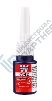 WERTAL W42, 10 мл Герметик резьбовой, текучий, для мелкой резьбы (Аналог LOCTITE 542)