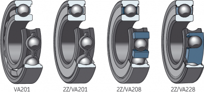 6213-2Z/VA201 Радиальный высокотемпературный шарикоподшипник SKF (до 250 градС)