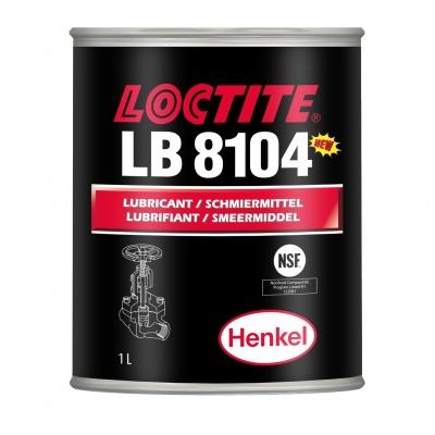 LOCTITE LB 8104 NSF, 1 л Cмазка силиконовая для пищевой промыш-ти, банка (Silicone Fet)