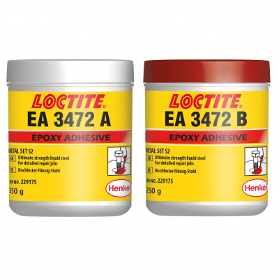 LOCTITE EA 3472, 2х250 г Сталенаполненый жидкий состав. Metal Set S2