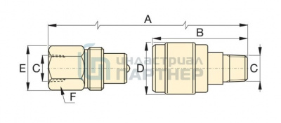 Муфта гидравлическая соединительная Enerpac A-630