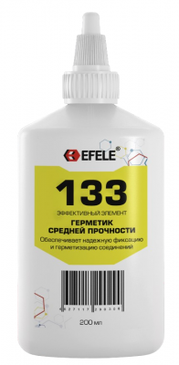 EFELE 133, 200 мл Анаэробный герметик средней прочности для труб (Аналог LOCTITE 577)
