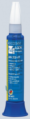 WEICONLOCK AN 302-22 Фиксатор резьбы (50 мл) низкая прочность, средняя вязкость, макс. зазор 0,20мм.