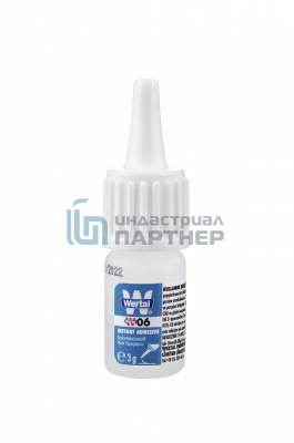 WERTAL W06, 3 г Клей цианоакрилатный низкой вязкости (Аналог LOCTITE 406)