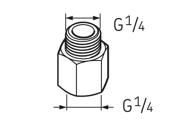 LAPN 1/4 Переходник G1/4 – G1/4