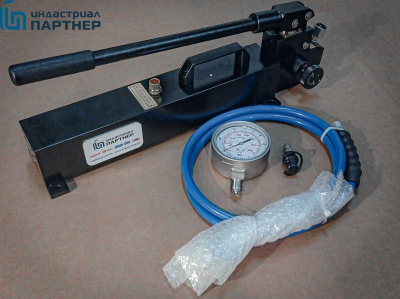 HPP-1500 Гидравлический насос ручной высокого давления с манометром и шлангом (150 МПа)