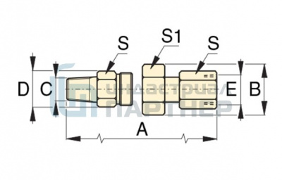 Адаптер для манометра Enerpac GA-918