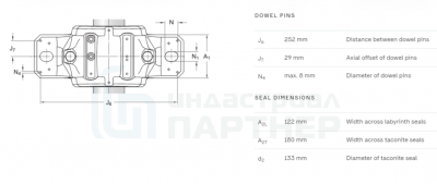 SNL 513-611 подшипниковый узел SKF в сборе