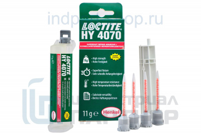 LOCTITE HY 4070 CR, 1x10 г. Цианоакрилатный двухкомпонентный клей cверхбыстрый