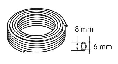 LAPT 5000SW Гибкая трубка 8 х 6 мм повышенной прочности длиной 5000 мм
