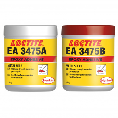 LOCTITE EA 3475, 2х250 г Алюмонаполненная шпатлевка. Metal Set A1