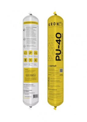 Полиуретановый герметик KRONbuild PU-40 (серый) 780гр